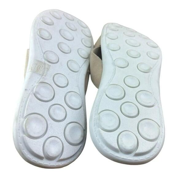 FRATELLI VANNI Slide Sandals Men  size 8.5-9 suede  beige main image 4